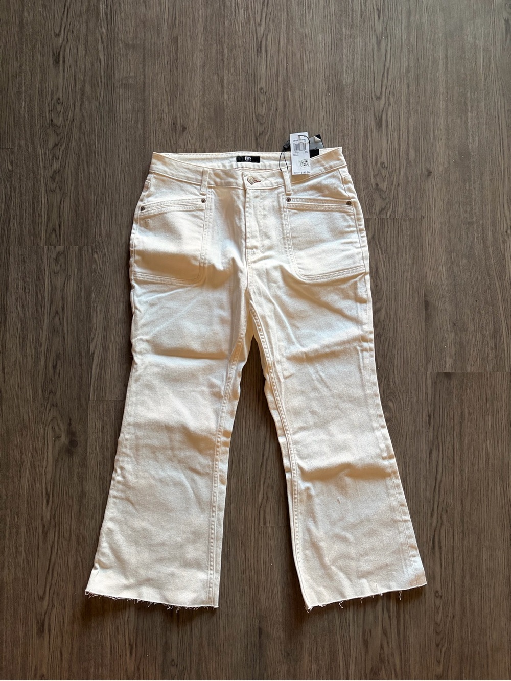 FRYE White Ankle Jeans